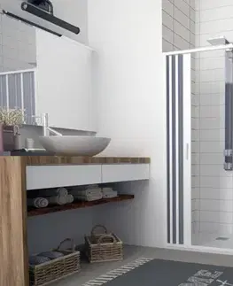 Sprchové dvere FORTE - Sprchová zástena FLEX - MARTE NEW - Rozmer A - 120 - 140, Rozmer C - 185, Typ otvárania - Zatváranie na stranu OLBBXF123001