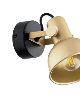 Svietidlá Argon 8248 - Bodové svietidlo LENORA 1xE14/7W/230V zlatá/čierna 8248