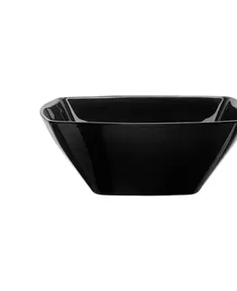 Misky polievka, kompót, šalát MAKRO - Miska 22,2x8,4cm Eclissi Nero, čierna z tvrdeného skla
