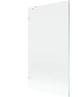 Sprchové dvere MEXEN/S - Lunar vaňová zástena FIX 100 x 150, transparent, biela 897-100-000-20-00