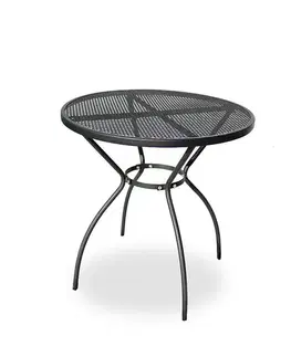 Stolčeky DEOKORK Kovový stôl STEEL (ø70 cm)