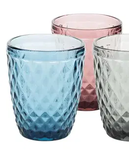 Poháre KONDELA Veritas Typ 2 pohár na vodu (4 ks) 240 ml kombinácia farieb