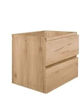 Kúpeľňový nábytok Kúpeľňová skrinka s dubovou krycou doskou SAT B-Way dub mat BWAY260OAKDESK BWAY260OAKDESK
