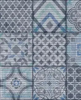 Koberčeky a rohože do kúpeľne Aquamat kiruna blau 271-3182 65cmx15m