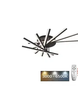 Svietidlá  LED Stmievateľný prisadený luster LED/120W/230V 3000-6500K + diaľkové ovládanie J3345/B