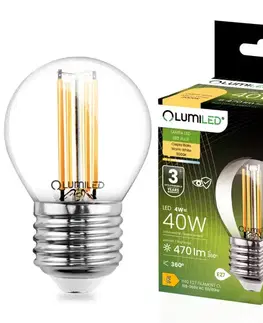 Žiarovky E27 Žiarovka LED  FIL 4W E27 470LM CB