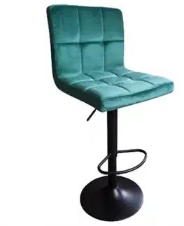 Barové stoličky Barová stolička Delta Lr-7142b  8167-25 Tmavozelený