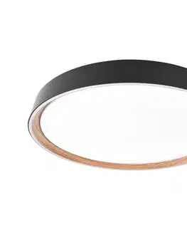 Svietidlá  LED stmievateľné stropné svietidlo ILVI LED/30W/230V 2700-6500K pr. 40 cm čierna/bežová+DO ZM5116