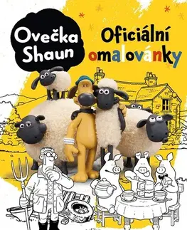 Pre deti a mládež - ostatné Ovečka Shaun - oficiální omalovánky