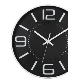 Predlžovacie káble  Nástenné hodiny 1xAA 29 cm čierna 15008658