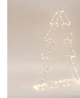 Vianočné dekorácie Eurolamp LED vonkajšia vianočná dekorácia 120xLED/2,1W/230V IP44 teplá biela stromček 60 cm 600-47769