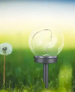 Solárne dekoračné lampy Solárna Lampa Stella EKO1458 Guľa 10cm