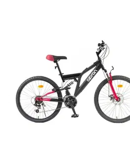 Bicykle Odľahčený juniorský celoodpružený bicykel Olpran Culex 24" - model 2026 • 150-165 cm • 14,6 kg čierna/červená - 15" (150-165 cm)