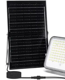 LED osvetlenie  B.V.  - LED stmievateľný solárny reflektor LED/150W/3,4V IP66 + DO B1020133K