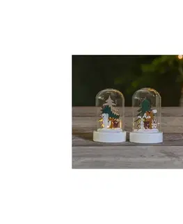 Vianočné dekorácie Eglo 411295 - SADA 2× LED vianočných dekorácií FOREST FRIENDS LED/0,03W/1xCR2032 271-83