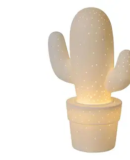 Lampy Lucide 13513/01/31 - Stolná lampa CACTUS 1xE14/40W/230V biela 13513/01/31