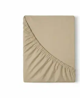 Plachty Kvalitex Saténové prestieradlo Luxury collection béžová, 220 x 200 cm
