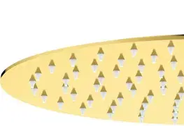 Kúpeľňové batérie DEANTE - Cascada gold Sprchová hlavica, okrúhla - 250 mm NAC_Z10K