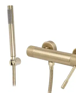 Kúpeľňové batérie REA - Sprchová batéria Venti Brush Gold REA-B9792