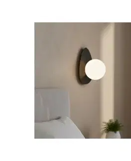 Svietidlá EMIBIG Nástenné svietidlo OVO 1xG9/8W/230V čierne 1527/K1