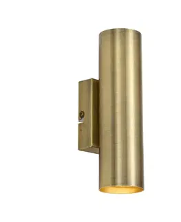 Nástenné osvetlenie Moderná nástenná lampa bronzová 2-svetlo - Jeana