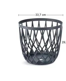 Úložné boxy NABBI IKUB20 plastový univerzálny kôš 20 l antracit