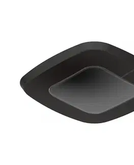 Svietidlá Steinel 082260 - Prezenčný hlásič IR QUATTRO SLIM XS-E KNX-3 čierna 082260