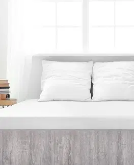 Plachty 4Home jersey prestieradlo Mako biela, 90 x 200 cm