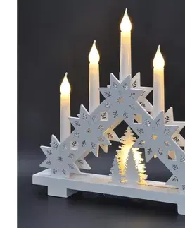 Vianočné dekorácie BRILAGI - LED Vianočný svietnik 5xLED/2xAA 1v1128-OEM1