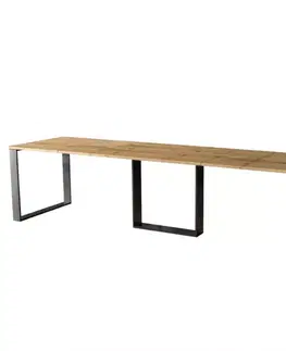 Jedálenské stoly Rozkladací stôl Borys 130/330x80cm Dub Wotan
