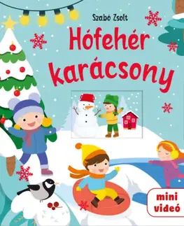 Leporelá, krabičky, puzzle knihy Hófehér karácsony - Zsolt Szabó