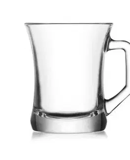 Hrnčeky a šálky Kinekus Hrnček na čaj, kávu, sklenený, 225ml, ZEN LAV, sada 6ks