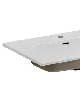 Umývadlá ArtCom Keramické umývadlo GO 70 | biely lesk 70 cm