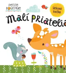 Leporelá, krabičky, puzzle knihy Malí priatelia: Látková knižka - Veronique Petit