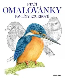 Kreslenie, maľovanie Ptačí omalovánky Pavlíny Kourkové - Pavlína Kourková