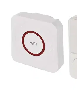 LED osvetlenie  Bezdrôtový zvonček do zásuvky GoSmart 230V + 1xCR2032 biely Wi-Fi P5735WS
