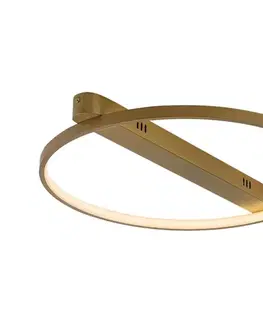 Svietidlá Rabalux 71347 - LED stropné svietidlo BELIZA LED/45W/230V 3000K 50x55 cm zlaté 71347