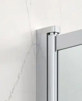 Sprchové dvere Vaňová zástena SAT Vision 140x120 cm chróm SATVZVI120CRT SATVZVI120CRT