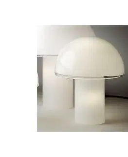 Lampy Artemide A006300 - Stolná lampa ONFALE 1xE14/5W/230V + 1xE27/13W biela A006300