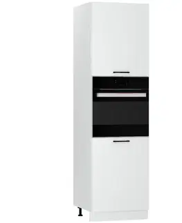 Kuchynské skrinky stojace Skrinka do kuchyne  Kate d60pk 2133 pl biely hrášok