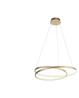 Svietidlá Paul Neuhaus 2474-12 - LED Stmievateľný luster na lanku ROMAN LED/40W/230V zlatá 2474-12