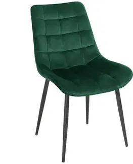 Čalúnené stoličky Stolička Ottava 80097h-V15 zelená