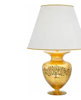 Lampy Kolarz 1417.71M.Mu - Stolná lampa ANFORA 1xE27/100W/230V 24K zlatý 1417.71M.Mu