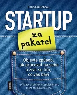 Motivačná literatúra - ostatné Startup za pakatel - Chris Guillebeau