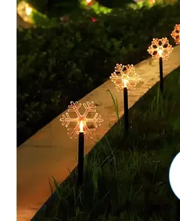Vianočné dekorácie  B.V.  - LED Solárne vianočné svietidlo LED/0,054W/1,2V 1m IP65 teplá biela B10201Q8D