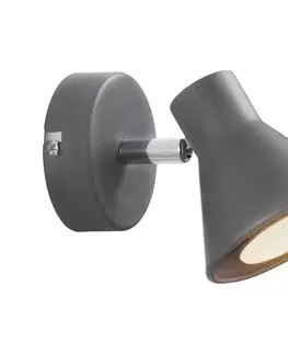 Svietidlá Nordlux - Nástenné svietidlo EIK 1xGU10/35W/230V sivé 45761010