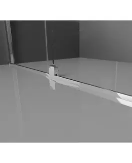 Sprchovacie kúty MEXEN/S - Velár sprchovací kút, posuvné dvere 90 x 80, dekor, chróm 871-090-080-31-01