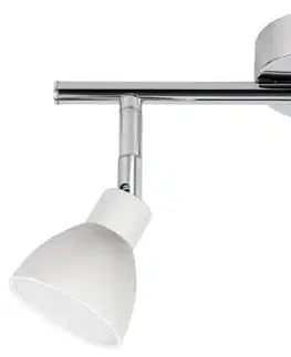 Nástenné svetlá LED nástenná lampa 2x5W COB ROY STRIP BIELA
