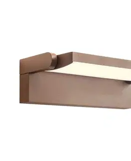 Svietidlá Redo 90716 - LED Vonkajšie nástenné svietidlo FLIP LED/40W/230V IP54 hnedá 90716