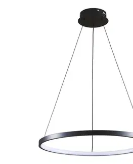 Svietidlá  LED Luster na lanku LEA LED/20W/230V 4000K pr. 50 cm čierna 329158